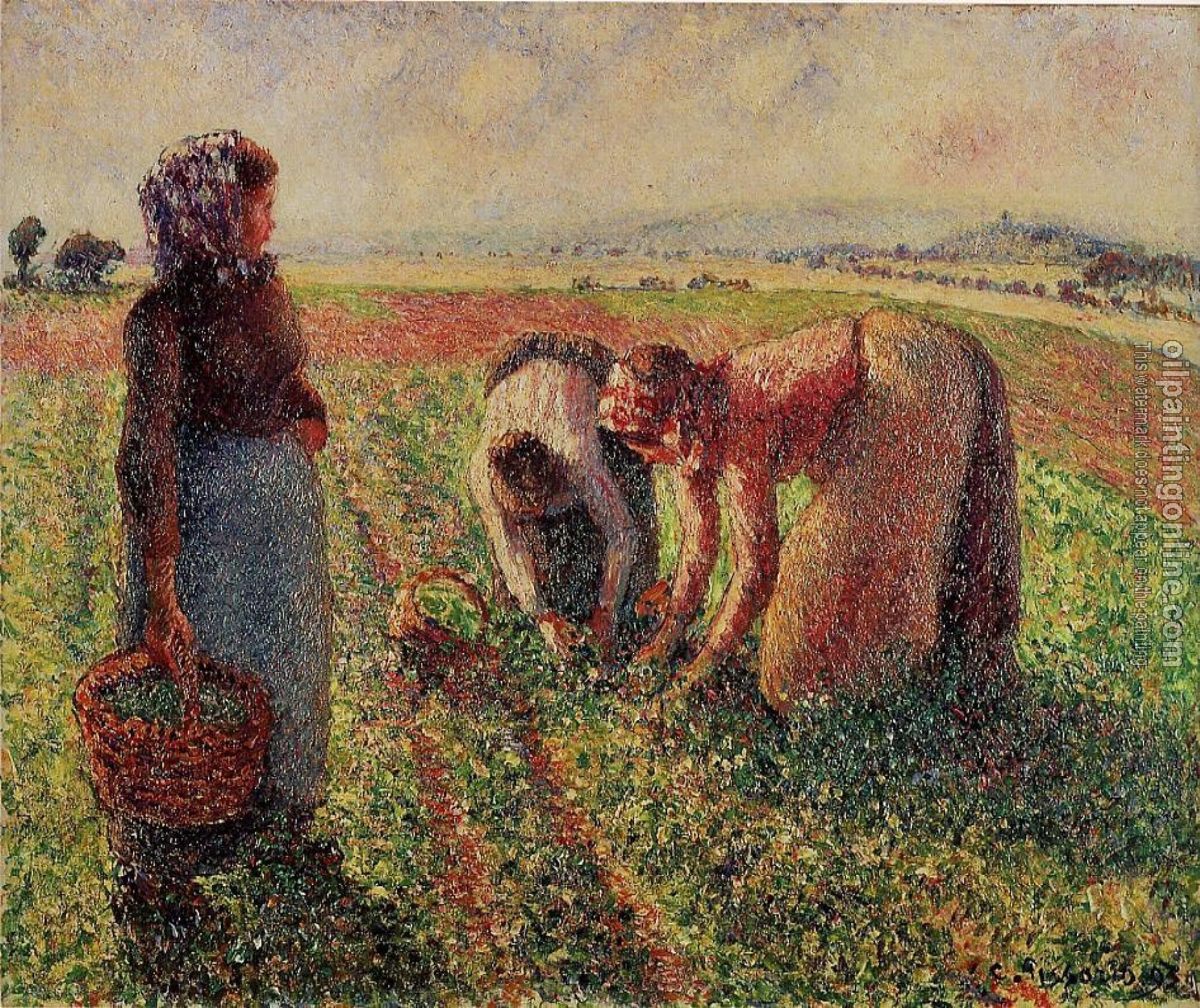 Pissarro, Camille - Picking Peas
